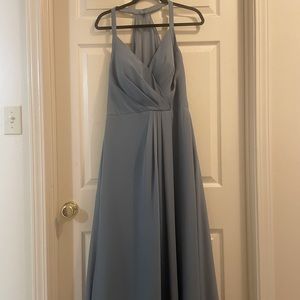 NWOT Sorella Vita Steel Blue Bridesmaid Dress